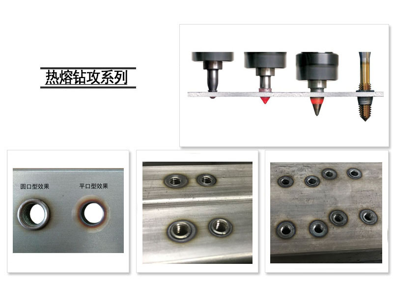 热熔钻攻机加工案例展示